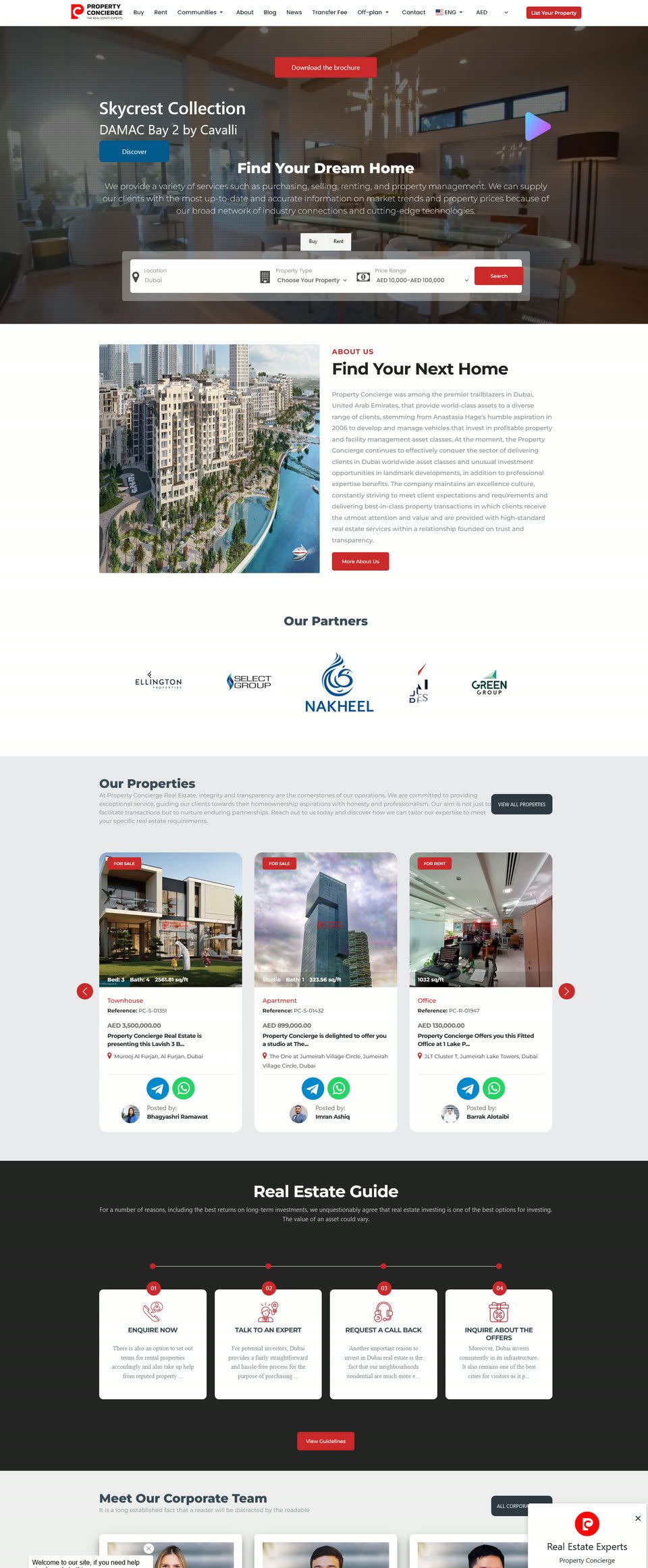 Property Concierge website