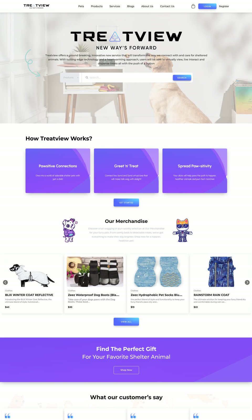 Treatview website